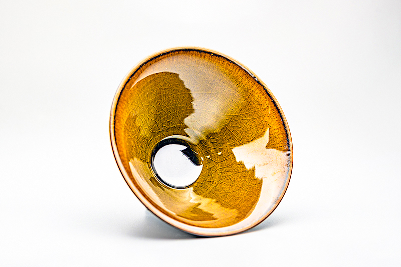 撇口帝王绿茶叶末