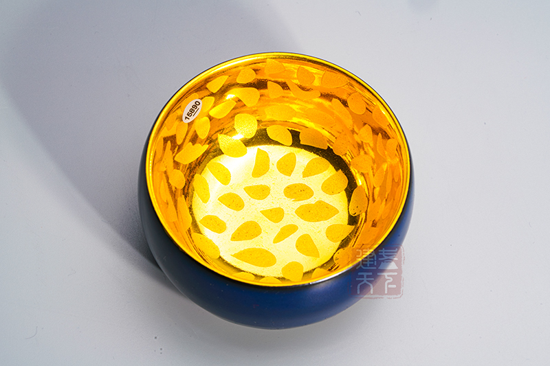 刻金釉（蓝）