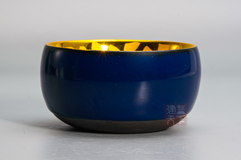 刻金釉（蓝）